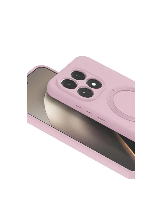 Xiaomi Mi 15t Regal Magsafe Standlı Kapak - Açık Pembe