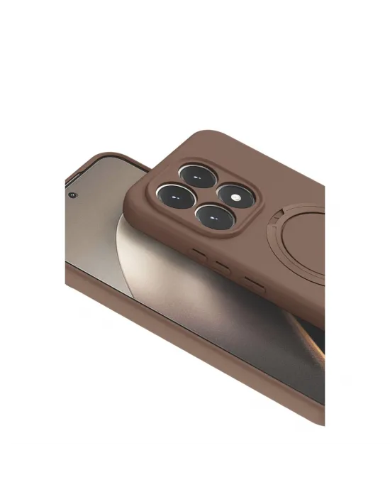 Xiaomi Mi 15t Regal Magsafe Standlı Kapak - Çöl Titanyum