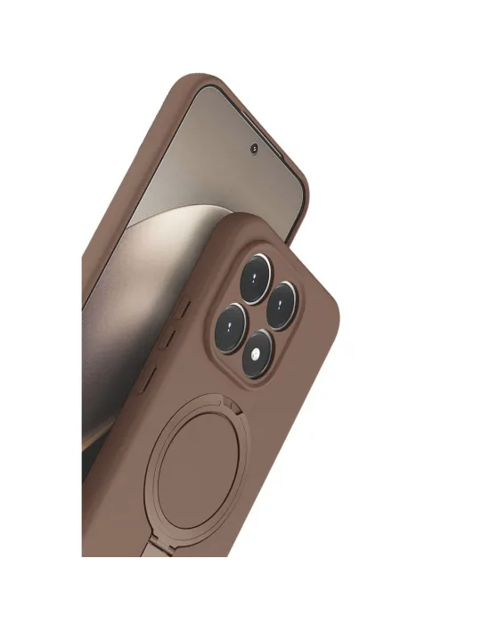 Xiaomi Mi 15t Regal Magsafe Standlı Kapak - Çöl Titanyum