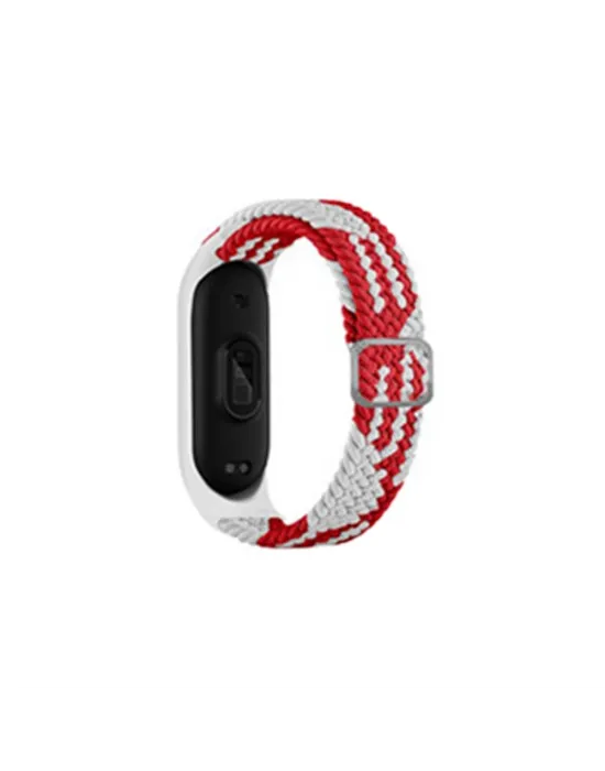 Xiaomi Mi Band 7  Kordon (saat Değildir) - Beyaz-kırmızı