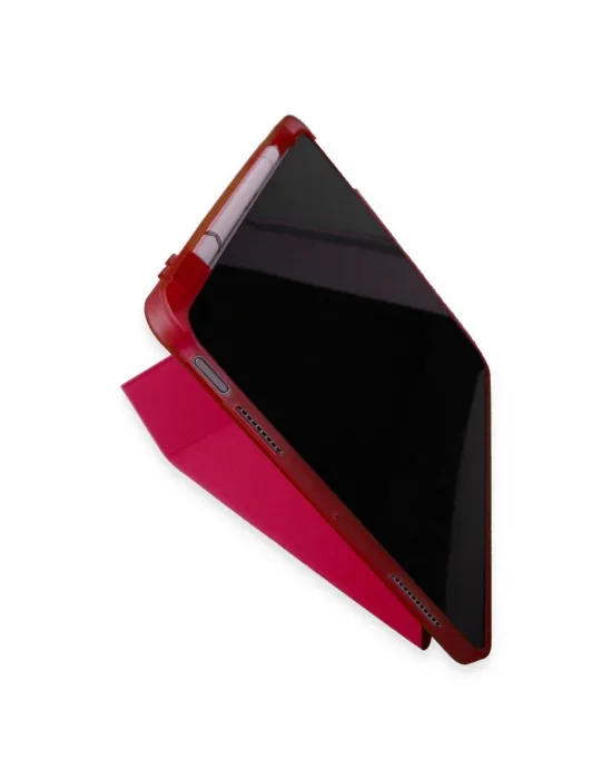 Xiaomi Pad 6 Kılıf Kalemlikli Mars Tablet Kılıfı - Kırmızı
