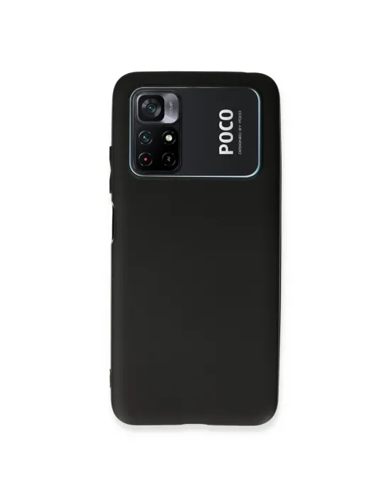Xiaomi Poco M4 Pro 4g Kılıf First Silikon - Siyah