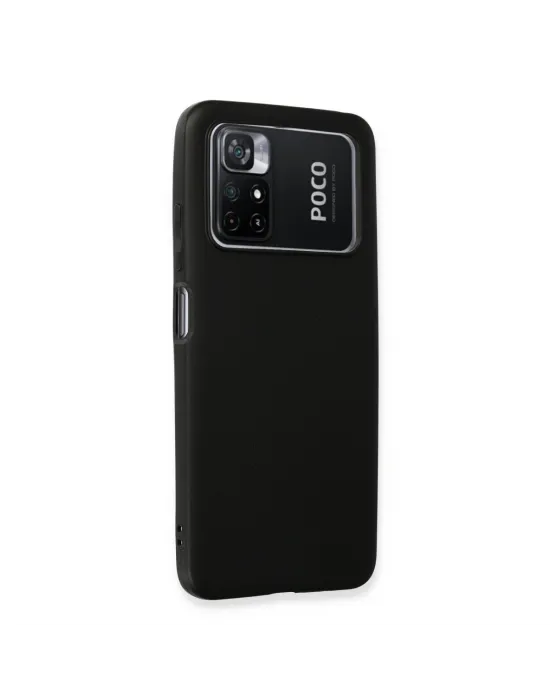 Xiaomi Poco M4 Pro 4g Kılıf First Silikon - Siyah