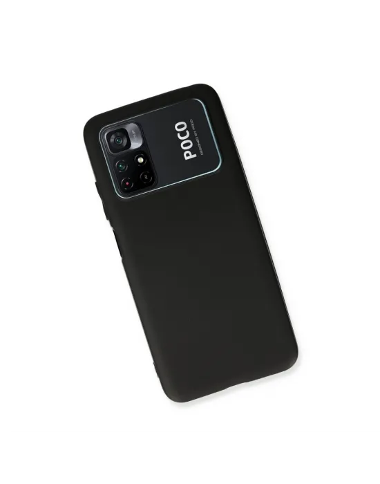 Xiaomi Poco M4 Pro 4g Kılıf First Silikon - Siyah