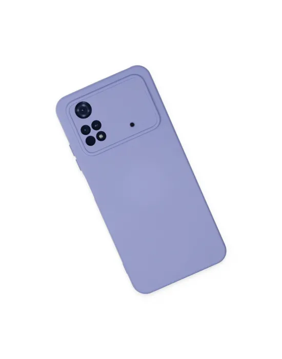 Xiaomi Poco M4 Pro 4g Kılıf Nano İçi Kadife Silikon - Lila