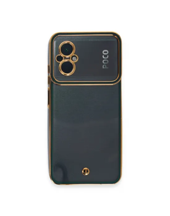 Xiaomi Poco M5 Kılıf Liva Lens Silikon - Yeşil
