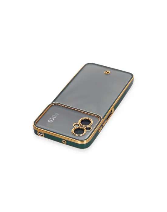 Xiaomi Poco M5 Kılıf Liva Lens Silikon - Yeşil