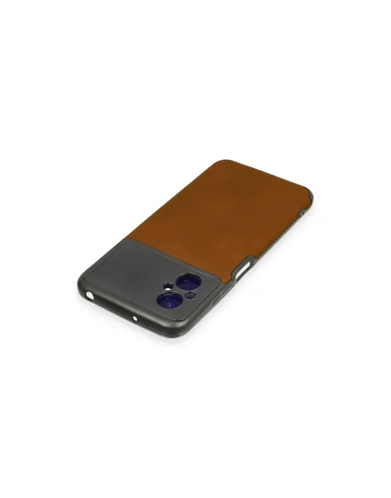 Xiaomi Poco M5 Kılıf Loop Deri Silikon - Kahverengi