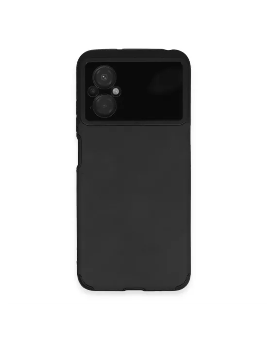 Xiaomi Poco M5 Kılıf Loop Deri Silikon - Siyah