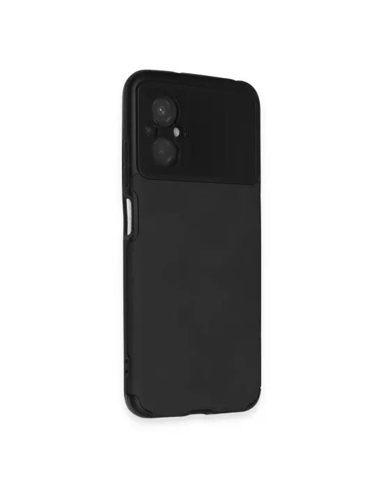 Xiaomi Poco M5 Kılıf Loop Deri Silikon - Siyah