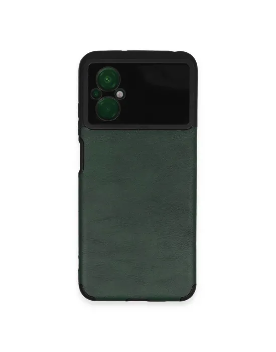 Xiaomi Poco M5 Kılıf Loop Deri Silikon - Yeşil