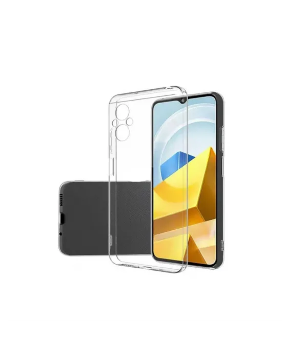 Xiaomi Poco M5 Kılıf Lüx Şeffaf Silikon