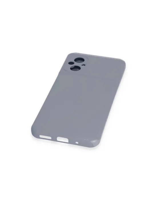 Xiaomi Poco M5 Kılıf Nano İçi Kadife Silikon - Gri