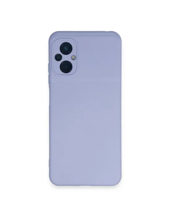 Xiaomi Poco M5 Kılıf Nano İçi Kadife Silikon - Lila