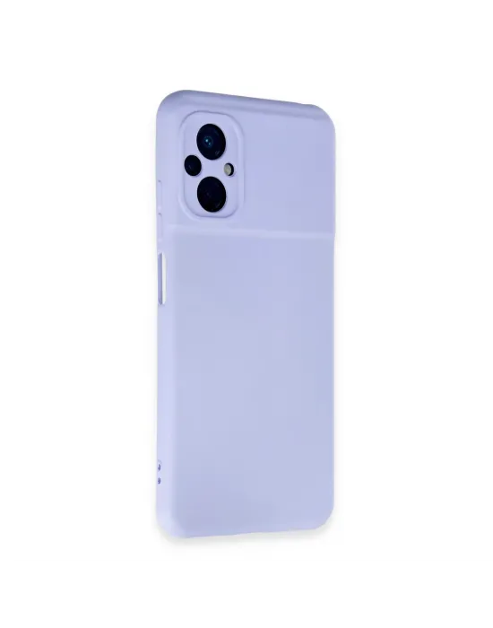 Xiaomi Poco M5 Kılıf Nano İçi Kadife Silikon - Lila