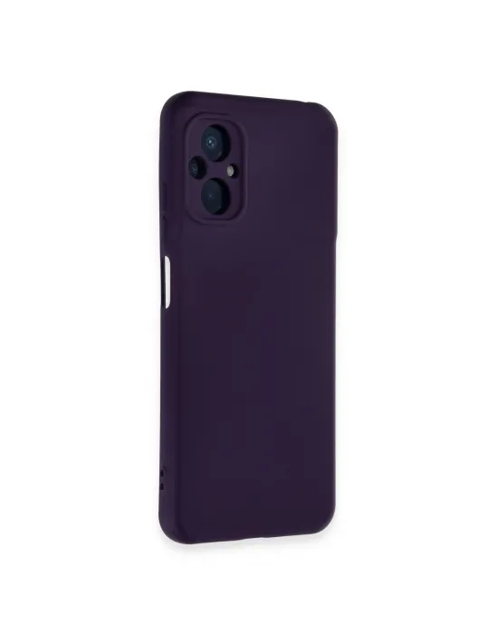 Xiaomi Poco M5 Kılıf Nano İçi Kadife Silikon - Mor