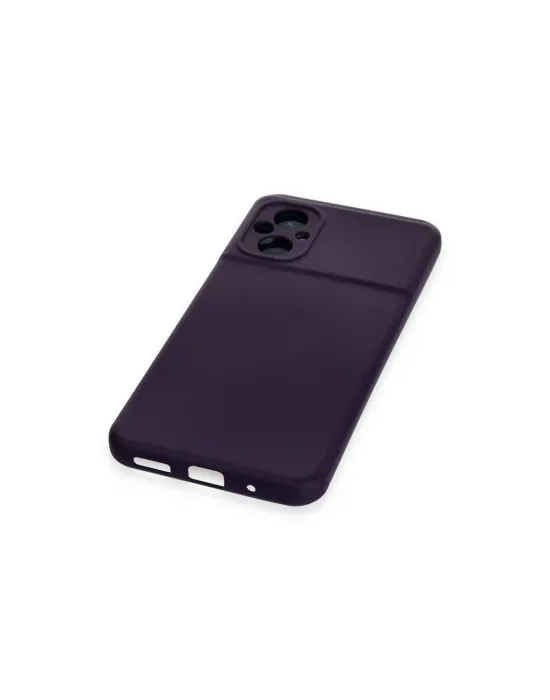 Xiaomi Poco M5 Kılıf Nano İçi Kadife Silikon - Mor