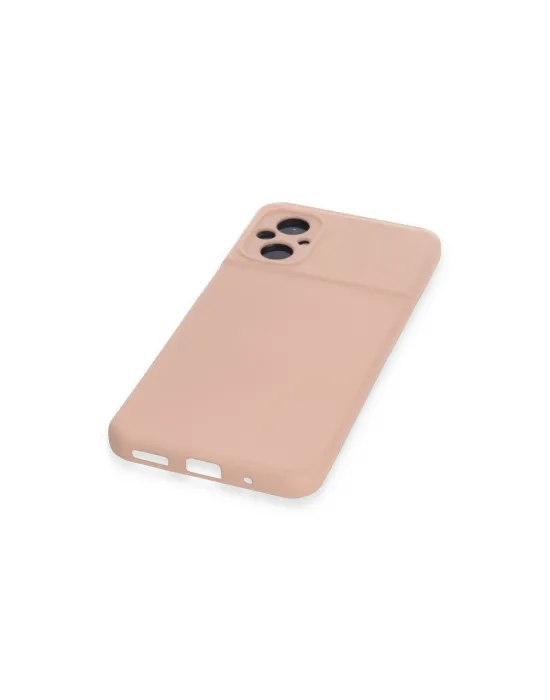 Xiaomi Poco M5 Kılıf Nano İçi Kadife Silikon - Pudra