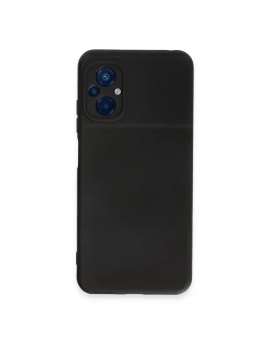 Xiaomi Poco M5 Kılıf Nano İçi Kadife Silikon - Siyah