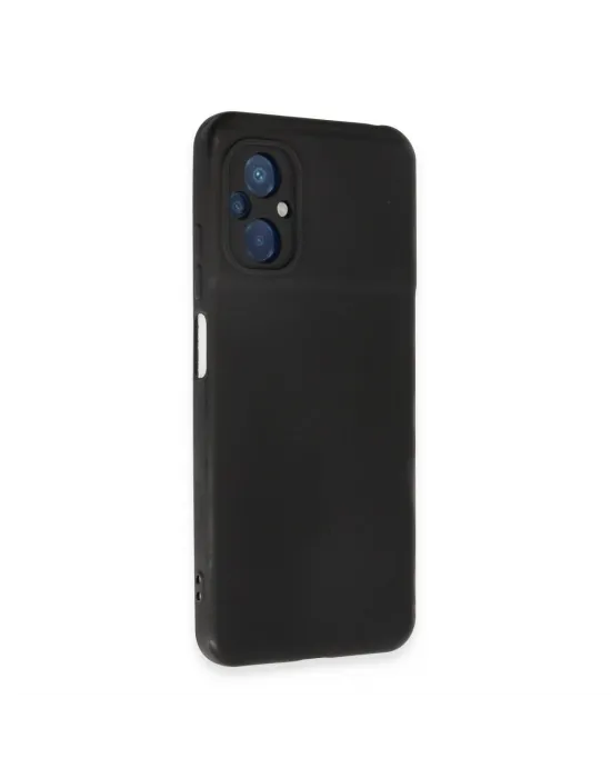 Xiaomi Poco M5 Kılıf Nano İçi Kadife Silikon - Siyah