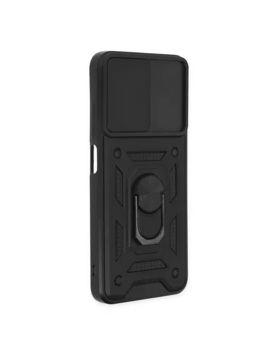 Xiaomi Poco M5 Kılıf Pars Lens Yüzüklü Silikon - Siyah