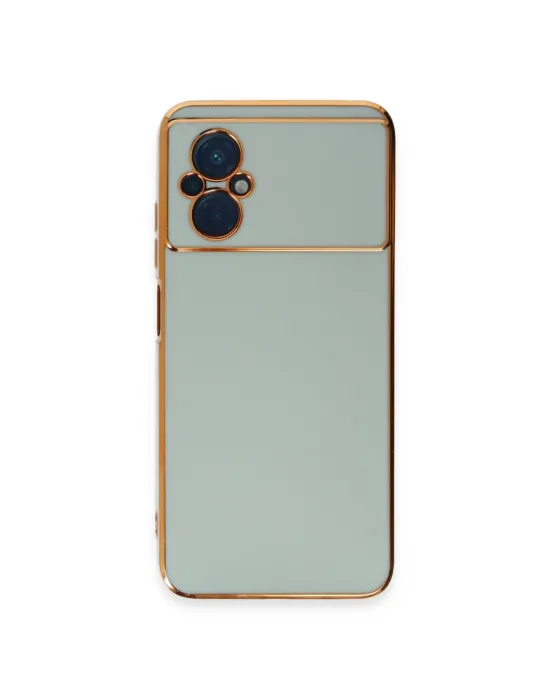Xiaomi Poco M5 Kılıf Volet Silikon - Açık Yeşil