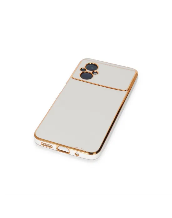 Xiaomi Poco M5 Kılıf Volet Silikon - Beyaz