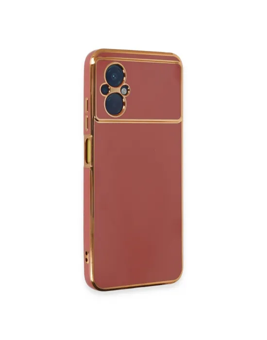 Xiaomi Poco M5 Kılıf Volet Silikon - Kırmızı