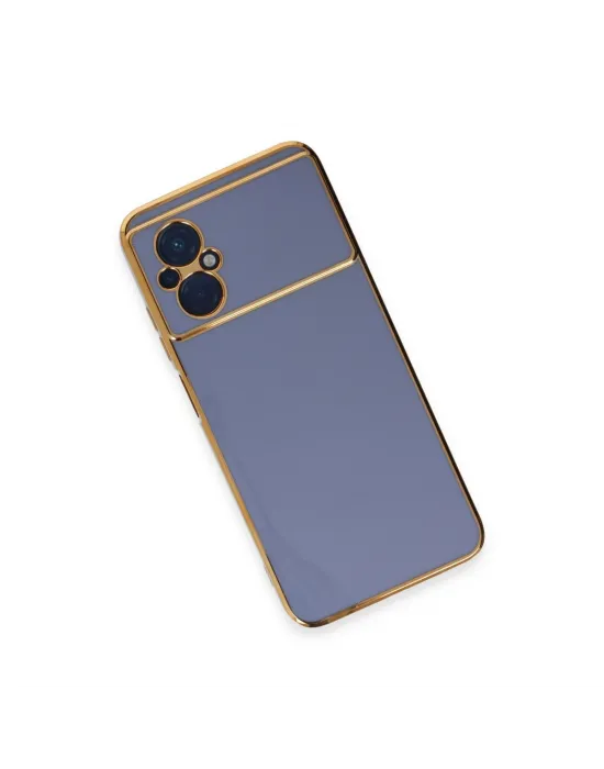 Xiaomi Poco M5 Kılıf Volet Silikon - Mavi