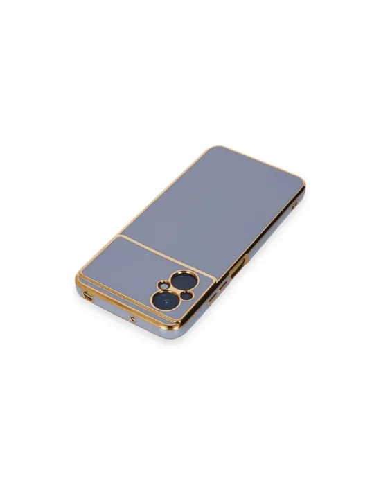 Xiaomi Poco M5 Kılıf Volet Silikon - Mavi