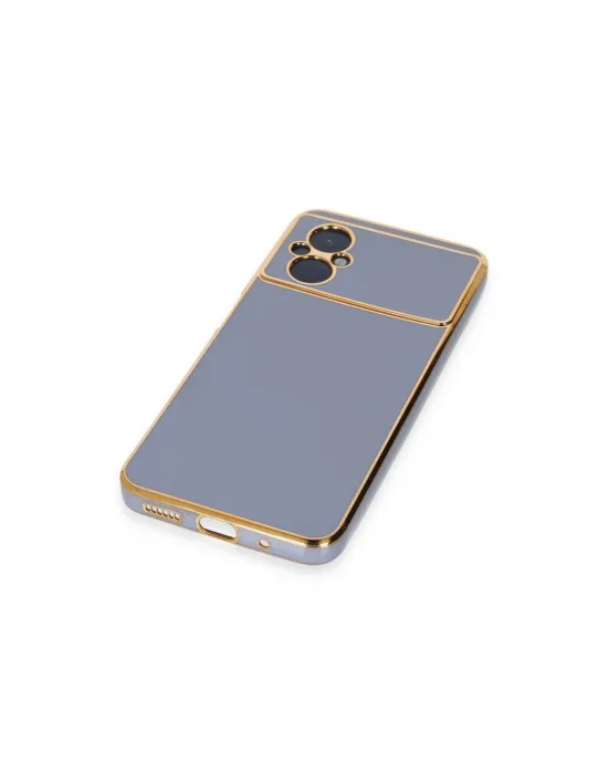 Xiaomi Poco M5 Kılıf Volet Silikon - Mavi