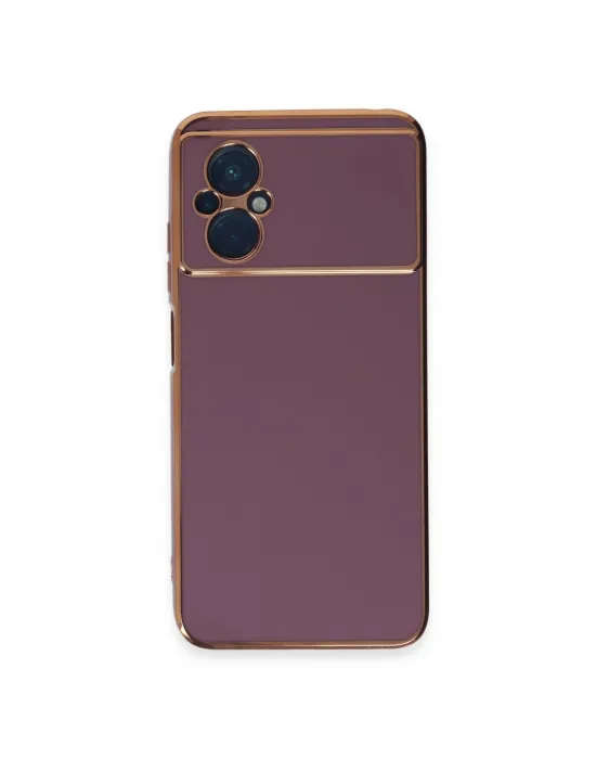 Xiaomi Poco M5 Kılıf Volet Silikon - Mor