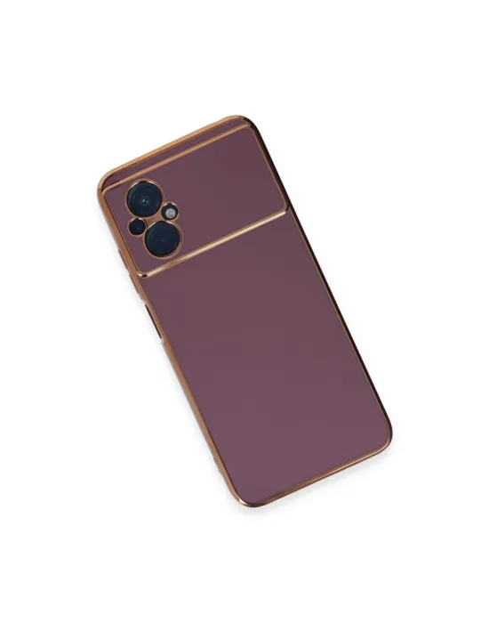 Xiaomi Poco M5 Kılıf Volet Silikon - Mor