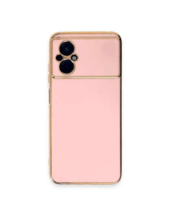 Xiaomi Poco M5 Kılıf Volet Silikon - Pembe