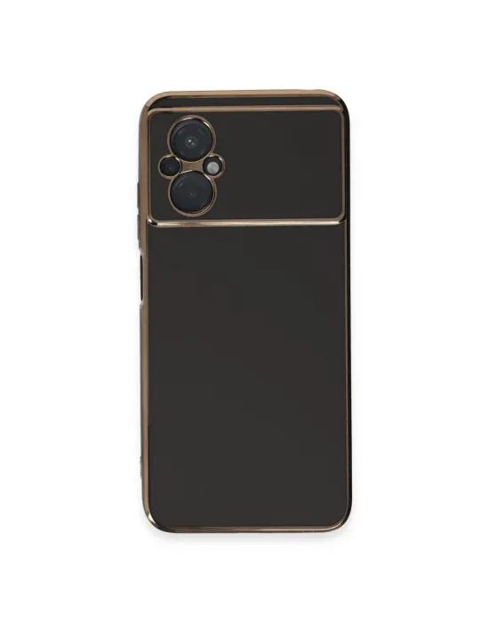 Xiaomi Poco M5 Kılıf Volet Silikon - Siyah