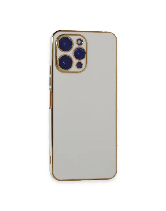 Xiaomi Poco M6 Pro 5g Kılıf Volet Silikon - Beyaz