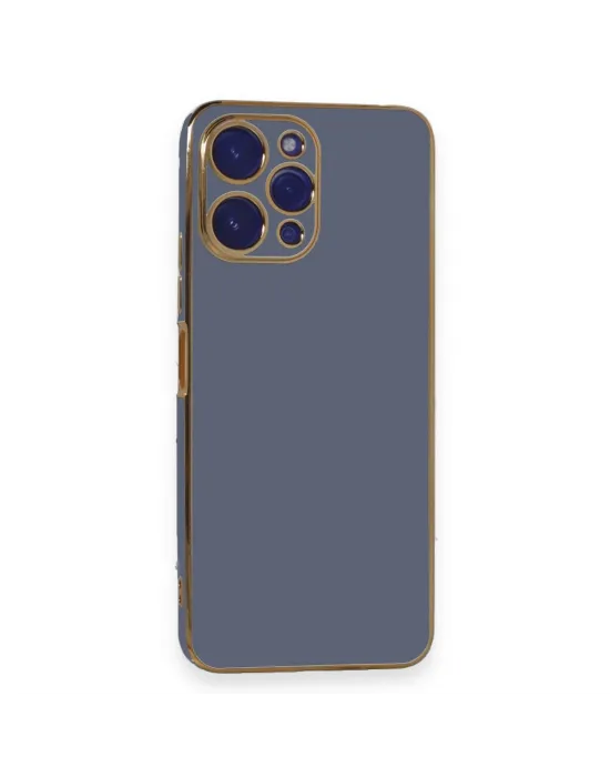 Xiaomi Poco M6 Pro 5g Kılıf Volet Silikon - Mavi