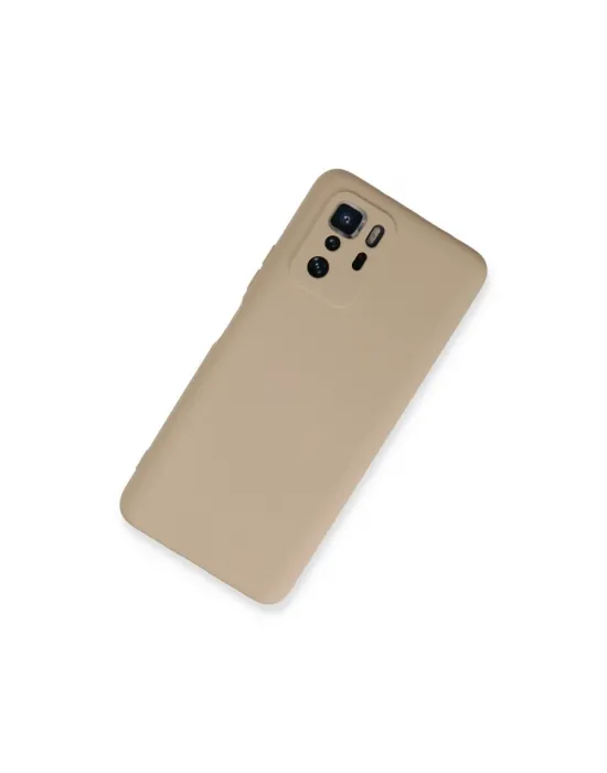 Xiaomi Poco X3 Gt Kılıf Nano İçi Kadife Silikon - Pudra