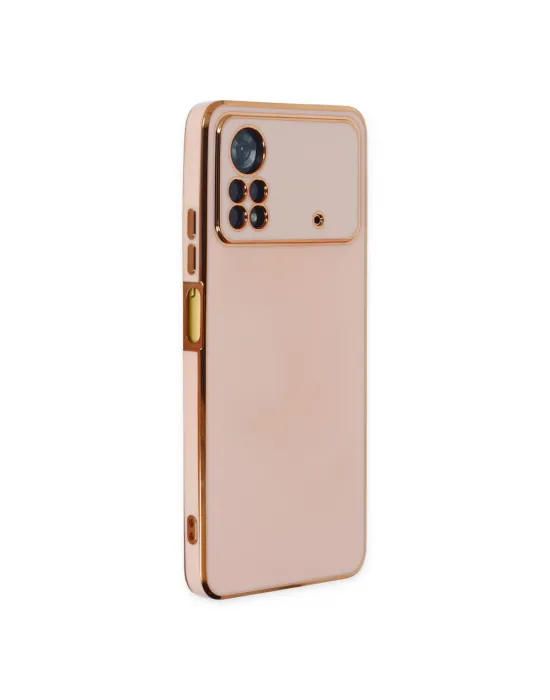 Xiaomi Poco X4 Pro 5g Kılıf Volet Silikon - Pembe