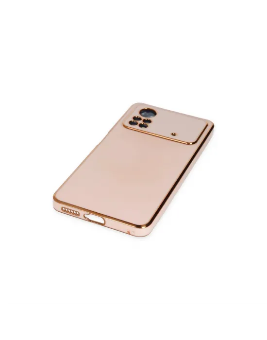 Xiaomi Poco X4 Pro 5g Kılıf Volet Silikon - Pembe