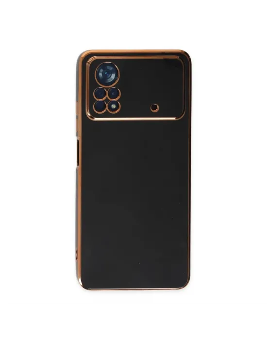 Xiaomi Poco X4 Pro 5g Kılıf Volet Silikon - Siyah
