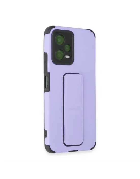Xiaomi Poco X5 5g Kılıf Mega Standlı Silikon - Lila