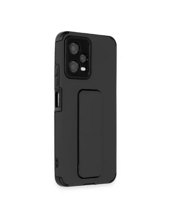 Xiaomi Poco X5 5g Kılıf Mega Standlı Silikon - Siyah