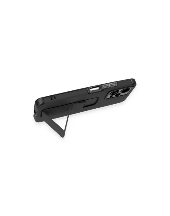Xiaomi Poco X5 5g Kılıf Mega Standlı Silikon - Siyah
