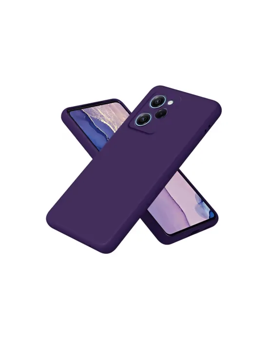 Xiaomi Poco X5 Pro 5g Nano İçi Kadife Silikon - Mor
