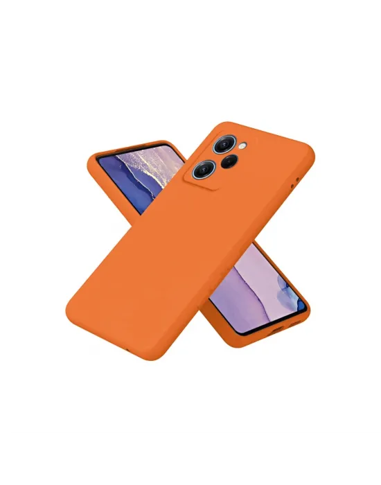 Xiaomi Poco X5 Pro 5g Nano İçi Kadife Silikon - Turuncu