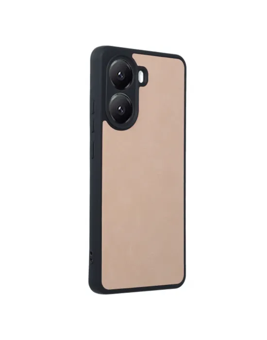 Xiaomi Poco X7 Pro Kılıf Aras Deri Kapak - Pudra