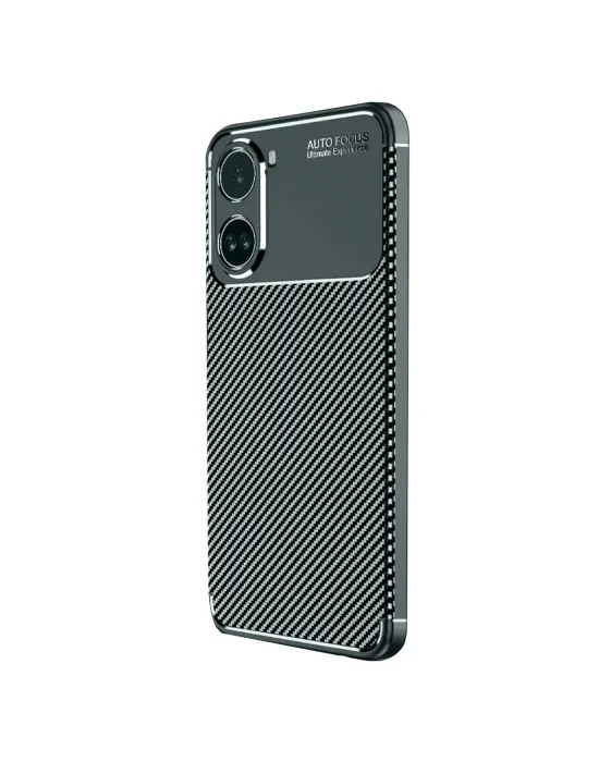 Xiaomi Poco X7 Pro Kılıf Auto Focus Karbon Kapak - Koyu Yeşil