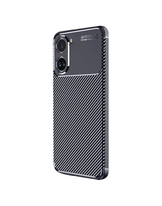 Xiaomi Poco X7 Pro Kılıf Auto Focus Karbon Kapak - Lacivert
