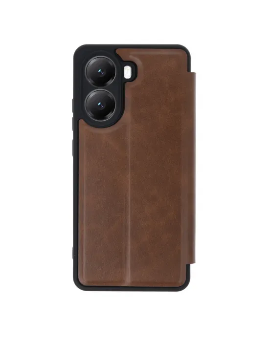 Xiaomi Poco X7 Pro Kılıf Flip Cover - Taba